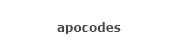 apocodes